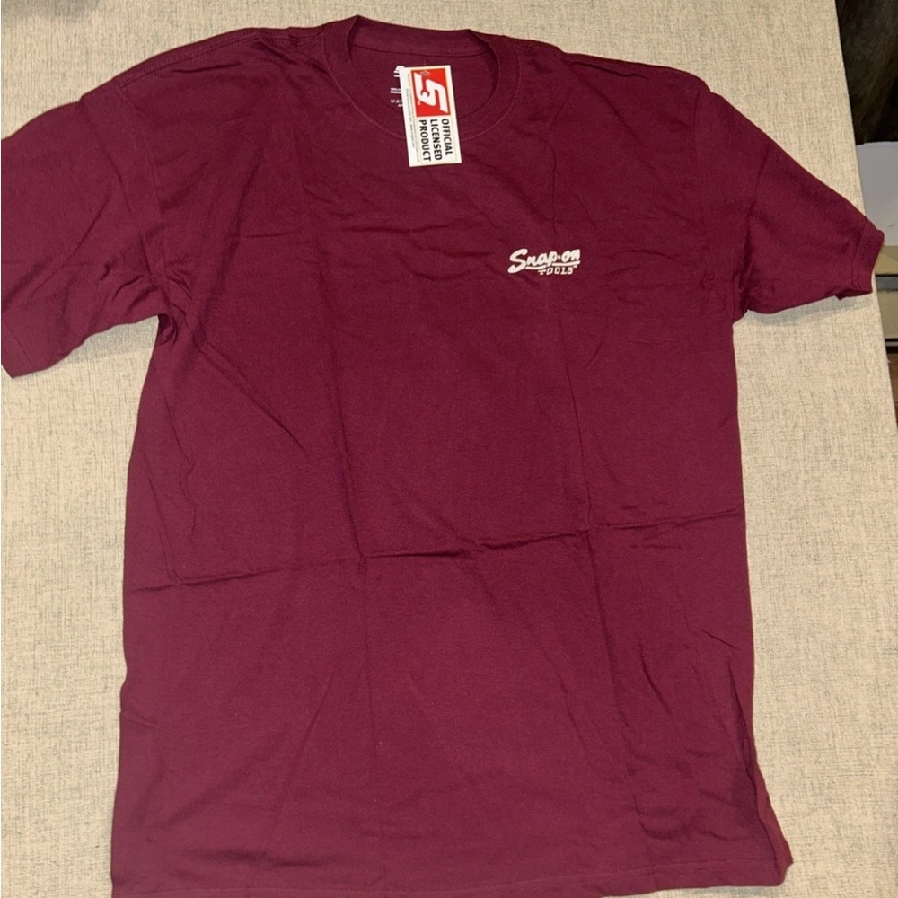 Snap Men's Maroon Short Sleeve Tee
